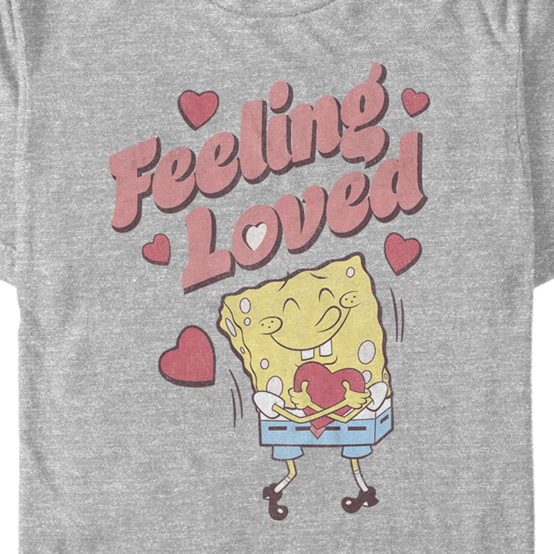 Men's SpongeBob SquarePants Valentine's Day Feeling Loved T-Shirt