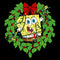 Boy's SpongeBob SquarePants Christmas Wreath T-Shirt