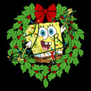 Girl's SpongeBob SquarePants Christmas Wreath T-Shirt