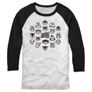 Men's Nintendo New Horizons Character Icons Baseball Tee