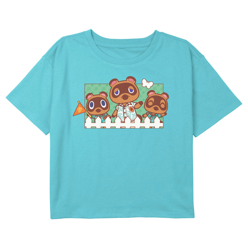 Girl's Nintendo Nook Happy Family Portrait T-Shirt