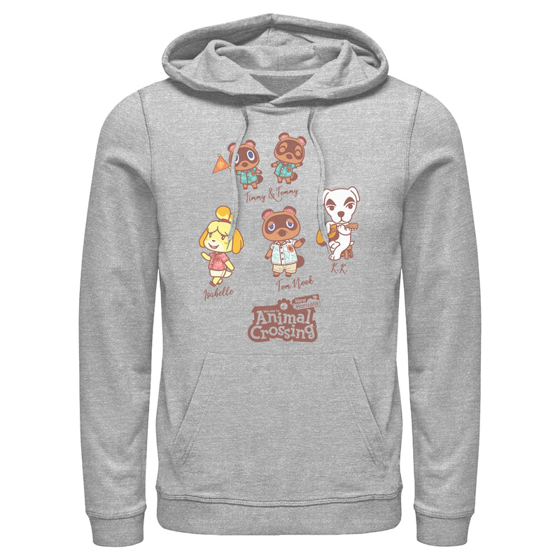 Men's Nintendo Animal Crossing New Horizons Crew Pull Over Hoodie