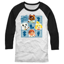 Men's Nintendo New Horizons Character Grid Baseball Tee