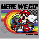 Boy's Nintendo Mario Kart Rainbow Road Racing Pull Over Hoodie