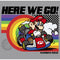 Boy's Nintendo Mario Kart Rainbow Road Racing Pull Over Hoodie