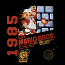 Men's Nintendo Super Mario Bros 1985 Box Art Pull Over Hoodie