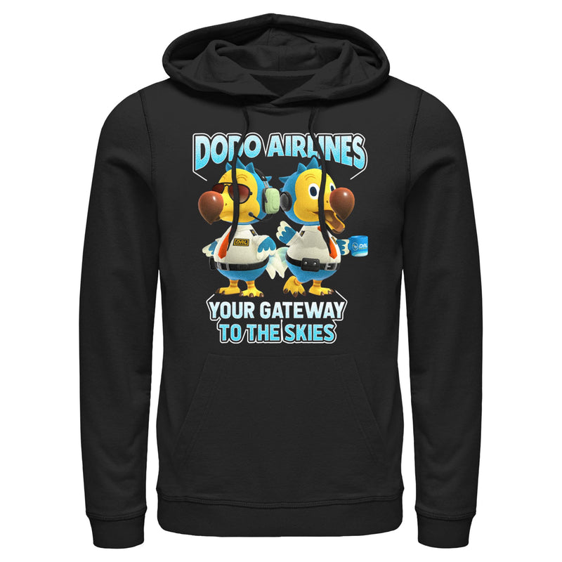 Men's Nintendo Dodo Airlines Your Gateway to the Skies Pull Over Hoodie