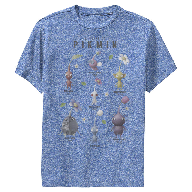 Boy's Nintendo Pikmin 3 Deluxe A Guide to Pikmin Performance Tee