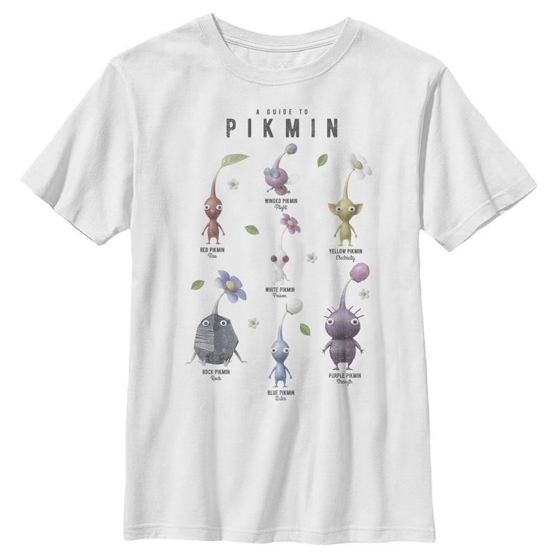 Boy's Nintendo Pikmin 3 Deluxe A Guide to Pikmin T-Shirt