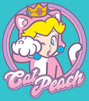 Girl's Nintendo Cat Peach T-Shirt