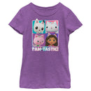 Girl's DreamWorks: Gabby's Dollhouse Pawtastic Panels T-Shirt