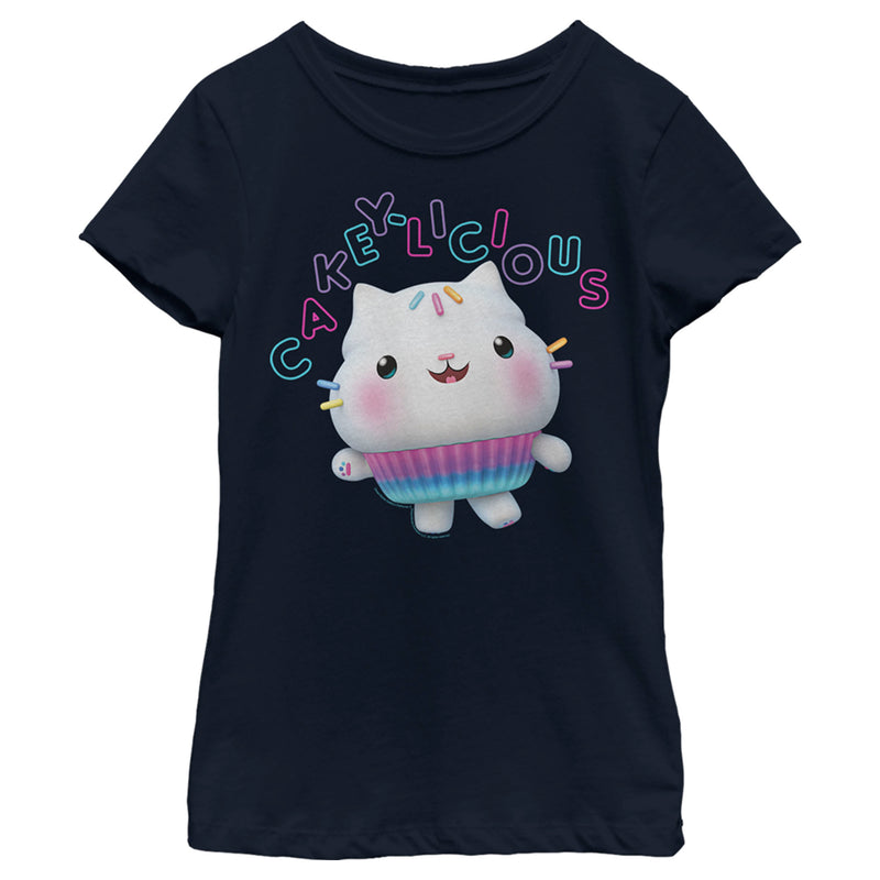 Girl's DreamWorks: Gabby's Dollhouse Cakey-Licious Cat T-Shirt