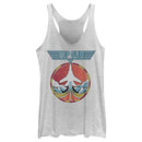 Women's Top Gun Fighter Jet Liftoff Racerback Tank Top