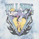 Junior's Disney Villains Distressed Flames Logo T-Shirt