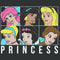 Women's Disney Princesses Retro Portraits T-Shirt