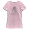 Girl's Disney Princesses Line Art T-Shirt