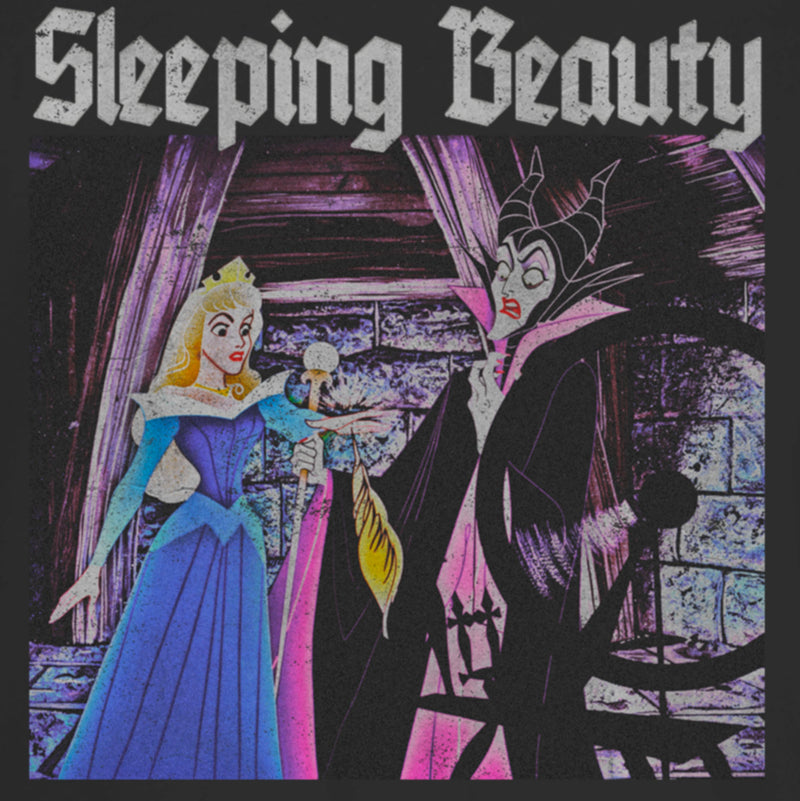 Junior's Sleeping Beauty Aurora and Maleficent Scene T-Shirt
