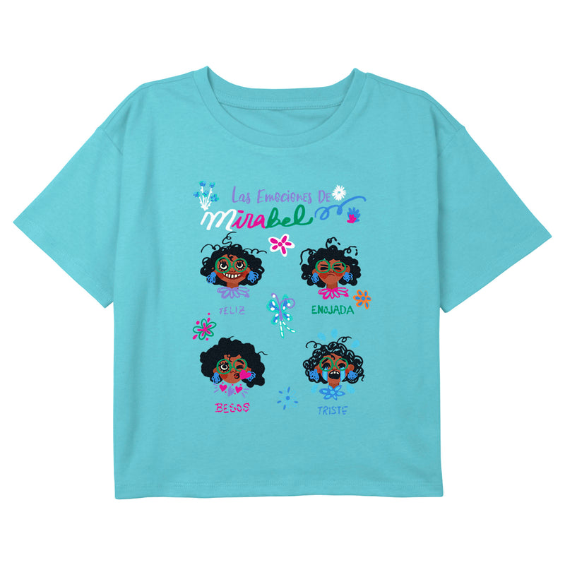 Girl's Encanto Las Emociones de Mirabel Sketch T-Shirt
