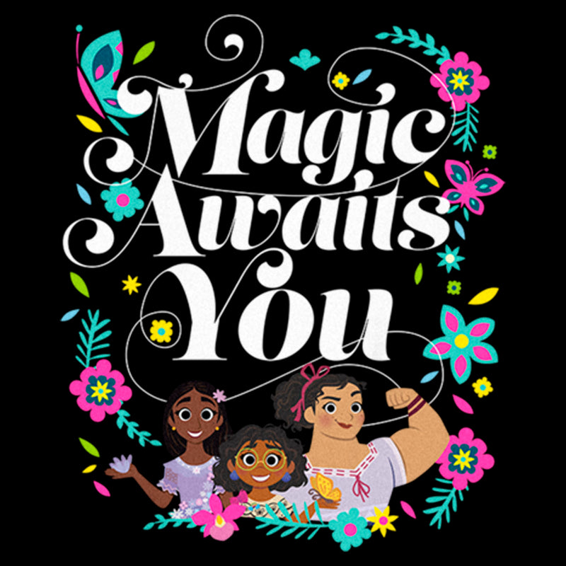 Girl's Encanto Magic Awaits You Madrigal Sisters T-Shirt
