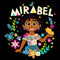 Girl's Encanto Mirabel in Nature Ornate Floral T-Shirt