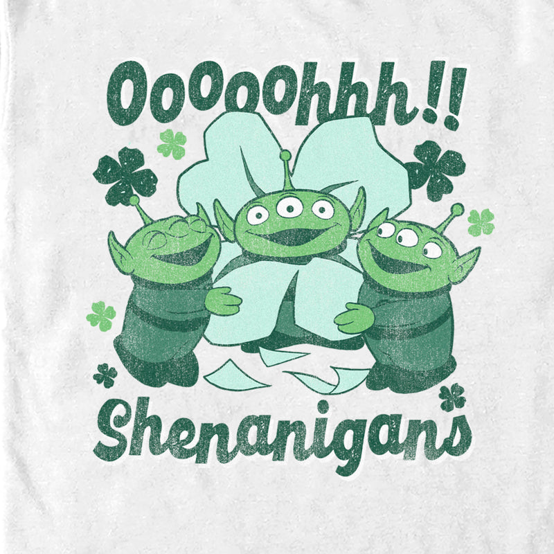 Men's Toy Story St. Patrick's Day Little Green Men Ooooohhh Shenanigans T-Shirt