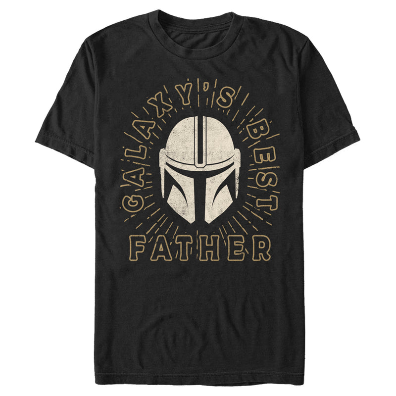 Men's Star Wars: The Mandalorian Din Djarin Galaxy's Best Bounty Hunter T-Shirt