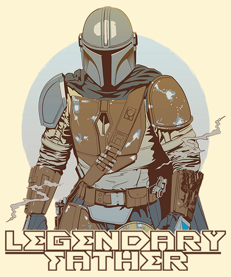 Men's Star Wars: The Mandalorian Din Djarin and Grogu Legendary Dad T-Shirt