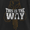 Girl's Star Wars: The Mandalorian The Way Silhouette T-Shirt