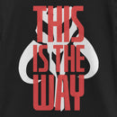 Girl's Star Wars: The Mandalorian This is the Way Red Logo T-Shirt