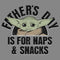 Boy's Star Wars: The Mandalorian Grogu Father's Day is for Naps & Snacks Performance Tee