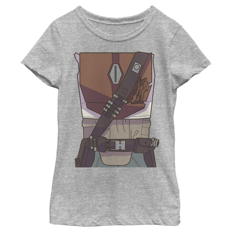 Girl's Star Wars: The Mandalorian Armor Costume T-Shirt