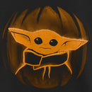 Girl's Star Wars: The Mandalorian Halloween Grogu Jack-O'-Lantern T-Shirt