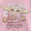 Girl's Star Wars: The Mandalorian Grogu Cute Frogs T-Shirt