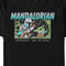 Men's Star Wars: The Mandalorian Retro Cartoon Macaroon Chase T-Shirt