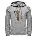 Men's Star Wars: A New Hope Chewbacca Basketball Who Invited Him Pull Over Hoodie