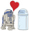 Girl's Star Wars: A New Hope Droid Love T-Shirt