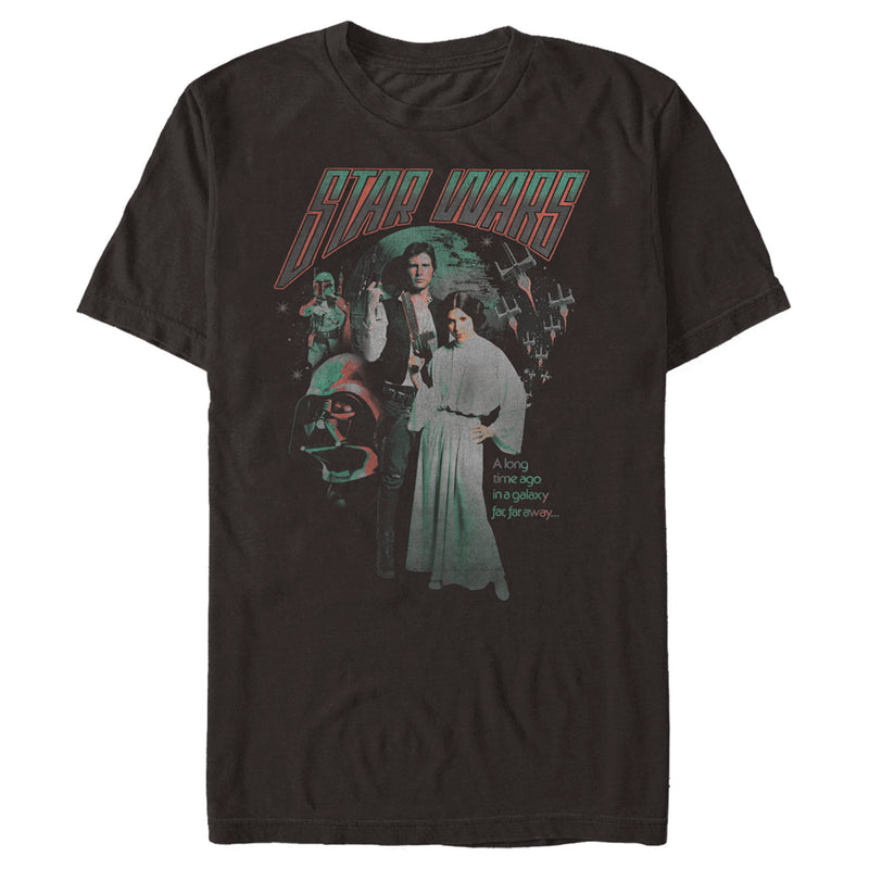 Men's Star Wars Distressed New Hope Poster T-Shirt