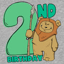 Boy's Star Wars 2nd Birthday Cute Ewok T-Shirt