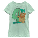 Girl's Star Wars 4th Birthday Cute Ewok T-Shirt