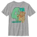 Boy's Star Wars 4th Birthday Cute Ewok T-Shirt