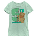 Girl's Star Wars 5th Birthday Cute Ewok T-Shirt