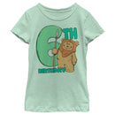 Girl's Star Wars 6th Birthday Cute Ewok T-Shirt