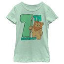 Girl's Star Wars 7th Birthday Cute Ewok T-Shirt