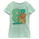 Girl's Star Wars 8th Birthday Cute Ewok T-Shirt