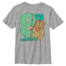 Boy's Star Wars 8th Birthday Cute Ewok T-Shirt