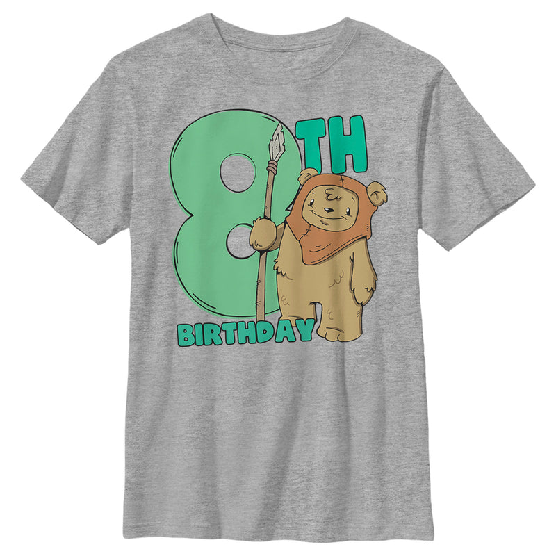 Boy's Star Wars 8th Birthday Cute Ewok T-Shirt