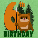 Girl's Star Wars Ewok 6th Birthday T-Shirt