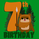 Boy's Star Wars Ewok 7th Birthday T-Shirt