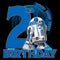 Toddler's Star Wars 2nd Birthday With R2-D2 T-Shirt