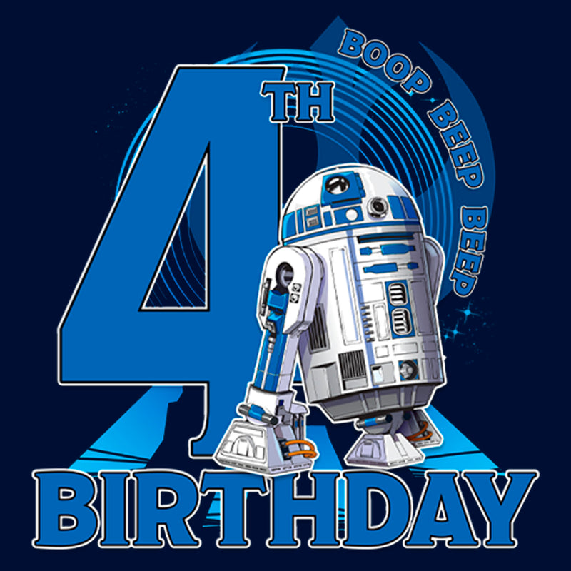 Boy's Star Wars R2-D2 4th Birthday T-Shirt